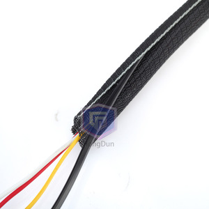 ปลอกหุ้มสายไฟแบบเปิดด้านเดียว HongDun ZCP Open Design SelfWrapping PET Braided Sleeve  แบบม้วนได้เอง ป้องกันสายเคเบิล ขนาดเส้นผ่านศูนย์กลาง 5~38 มม. - Product Image 2