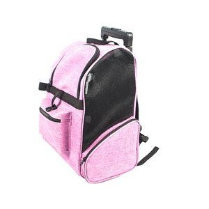 Factory Supply Airline Approved Pet <b>Bag</b> Removable Pet Dog Cat Soft <b>Sided</b> Anti Scratch Mesh Pet <b>Bag</b> With Pull Rod - Product Image 2