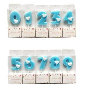 Craft Verjaardag Nummer Kaars Party Cake Kaars 0-9 Nummer - Product Image 5