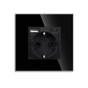 Chúng tôi tiêu chuẩn 16 Một Nhà điện chuyển đổi ánh sáng Tường Outlet chuyển đổi điện trắng với USB A + C tường chuyển đổi ổ cắm - Product Image 5