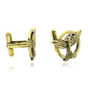 New Hot Bán Movie chu vi đói trò chơi, Mock Jay Phượng, vintage Punk hợp kim thời trang áo sơ mi Pháp sang trọng Khuy măng sét - Product Image 5