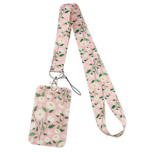 Aisy Flower-cordón <span class=keywords><strong>de</strong></span> teléfono móvil, conjunto <span class=keywords><strong>de</strong></span> soporte para tarjeta <span class=keywords><strong>de</strong></span> control <span class=keywords><strong>de</strong></span> acceso, cubierta <span class=keywords><strong>de</strong></span> tarjeta <span class=keywords><strong>de</strong></span> autobús, cordón <span class=keywords><strong>de</strong></span> poliéster, <span class=keywords><strong>2023</strong></span> I. - Product Image 5