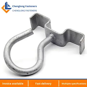 Support de fixation pour câble à fibre optique galvanisé à crochet fixe, commande en gros, avantage du fabricant, stock disponible - Product Image 4