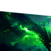 Tapis de Souris Gaming Dragon Fantasy Personnalisé, Grand Format Carré, Tapis de Bureau Multi-Tailles, Anti-Déversement, Bords Cousus, Caoutchouc Naturel Écologique