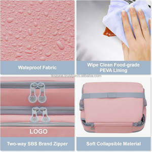 กระเป๋าเก็บความเย็นสองชั้น24กระป๋องผ้าอ๊อกซ์ฟอร์ดกันน้ำมีซิปกันความร้อนสำหรับกีฬาชายหาดอาหารไวน์ - Product Image 5