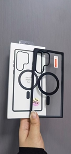 Per Samsung S23 custodia magnetica in acrilico trasparente custodia per telefono con ricarica Wireless <span class=keywords><strong>Cover</strong></span> per <span class=keywords><strong>iPhone</strong></span> 16 15 14 13 12 <span class=keywords><strong>11</strong></span> Pro Max Back - Product Image 4