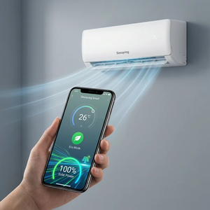 <span class=keywords><strong>Aire</strong></span> <span class=keywords><strong>Acondicionado</strong></span> Solar de 12000 BTU y 1.5 HP con Certificación CE, 48V CC, 100% Autónomo, con WIFI - Product Image 2