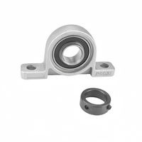 Roulement à bride en alliage de zinc UP08 UP000 UP001, 8 mm, 10 mm, 12 mm, à 2 boulons, précision P6 pour machines CNC