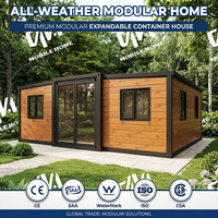 Maison préfabriquée modulaire mobile extensible en conteneur de 20 pieds et 40 pieds, conforme aux normes locales