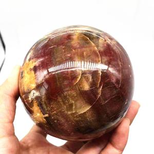 Bán Đá Quý Tự Nhiên Được Đánh Bóng Thô Bán Đá Quý Gỗ Fossil Ball Pokemon Crystal Ball - Product Image 4