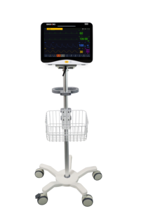 รถเข็นแพทย์พร้อมจอภาพวัดสัญญาณชีพผู้ป่วยแบบหลายพารามิเตอร์สำหรับผู้ใหญ่ เด็ก และทารกแรกเกิด พร้อมแหล่งจ่ายไฟฟ้า - Product Image 4