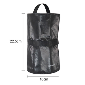 Trousse de Toilette de Voyage Pliable OEM NATIONAL BLACK en Tyvek Imperméable avec Poignée Souple, Sac de Voyage Portable à Fermeture Éclair Individuelle - Product Image 2