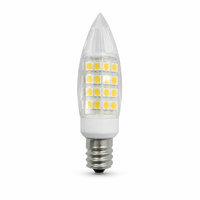 Mini ampoule LED E12 E14 3W 4W 120V 230V CRI 90+ Dimmable 2700-6500K pour lustre et lampe suspendue