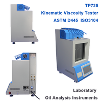 Alat Uji Viskositas Kinematik Otomatis ASTM D445 dengan Tabung Ubbelohde, Peralatan Viskositas Minyak Digital untuk Penggunaan Laboratorium