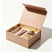 Boîte d'emballage de luxe personnalisée, magnétique, recyclable, en gros, pour cosmétiques, essence, lotion, huile essentielle, produits de soin de la peau, carton en papier