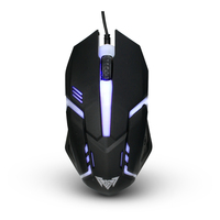 Souris de jeu mécanique filaire USB Crown CMCKG-200 OEM/ODM, rétroéclairage RGB, 104 touches programmables, disposition arabe, 1000 DPI, ergonomique