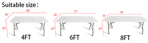 Tùy Chỉnh In Hoa Mô Hình Polyester Bảng Bìa 4ft 6ft 8ft Thương Mại Ngoài Trời Hiển Thị Hiện Đại Dệt Kim Đàn Hồi Được Trang Bị Tổ Chức Sự Kiện Hiển Thị - Product Image 4