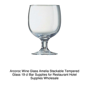 Copa de Vino Templada Amelia 19 cl Apilable Arcoroc H 10.6 cm Ø 7.2 cm - Product Image 2
