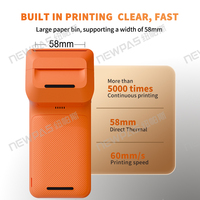 Terminal de point de vente intelligent Newpas N2 Android 15 avec imprimante de reçus 58 mm, processeur MT8766 Octa Core et batterie 3200 mAh, NFC Softpos