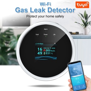 Detector de Gás WiFi Tuya Alarme de Combustível com Tela Colorida Exibindo Temperatura Aplicativo Smart Life Cozinha Vila Armazém - Product Image 5