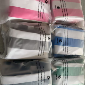 Bolsa de lona a rayas personalizada Uionen con bordado de nombre, bolsa de compras de primavera para mujer, con dos asas y parte superior abierta - Product Image 6