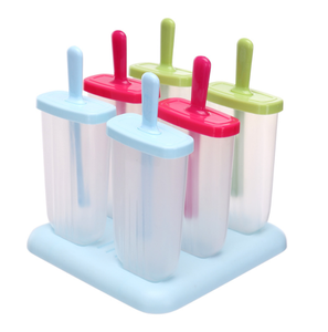 Molde de Plástico para Helados y Paletas de Hielo, 6 Cavidades, Apto para Alimentos, Venta Caliente - Product Image 5