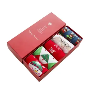 High quality best selling Xmas winter socks Christmas socks with box packing
