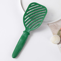 Outil de coiffage pour cheveux en nylon Gmagic, noir, à ventilation incurvée, pour un démêlage à domicile, pour un séchage plus rapide, brosse à cheveux de 25 cm de long