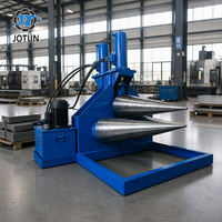 Machine à rouler les cônes pour la formation de trémies de silo et de segments coniques, équipement de fabrication de tôles en acier doux pour le pliage