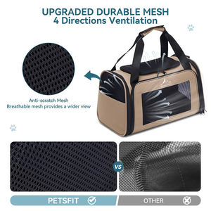 กระเป๋าใส่สุนัขโพลีเอสเตอร์ขนาดใหญ่ทนทานกันน้ำอเนกประสงค์กระเป๋าใส่แมวสำหรับลูกสุนัข - Product Image 3