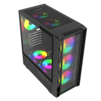 Caja de PC para Juegos ATX de Escritorio, Personalizada con Anime, de Vidrio Templado, Nueva, al por Mayor, con Marca Personalizada