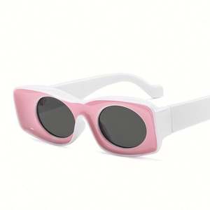 Gafas de Sol Rectangulares de Gran Tamaño para Hombre y Mujer, Moda 2022, Protección UV400, Coloridas, Cuadradas - Product Image 6