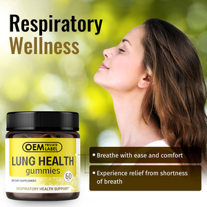 Gummies à l'extrait de feuille de molène, marque privée OEM, antioxydant, soutien immunitaire, éclaircissement de la peau, 60 unités, soutien pulmonaire - Product Image 3