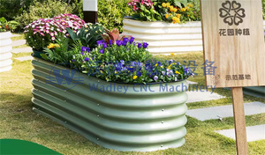 Raised Garden Bed Corrugated Sheet Fence Panel Roll Forming Machine Colored Tile with Motor for Gardening - Product Image 6