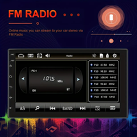 Autoradio Android 9 pouces 2+32 Go Double Din avec Carplay sans fil et Android Auto Wifi