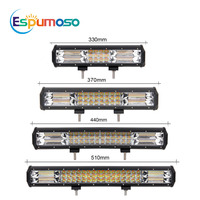 Barre lumineuse de travail LED 4/7/13/17/20 pouces 36W 72W 180W Spot Flood Combo Flash Strobe Offroad Truck ATV SUV Voiture 4x4 4WD Barre lumineuse LED