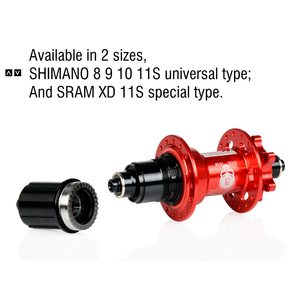Koozer-Convertidor de bujes de bicicleta de montaña, <span class=keywords><strong>Micro</strong></span> <span class=keywords><strong>Spline</strong></span> 12S Freehub XM490 BM440 PRO, adaptador de tapa de extremo de 8, 9, 10 y 11 velocidades XD - Product Image 3