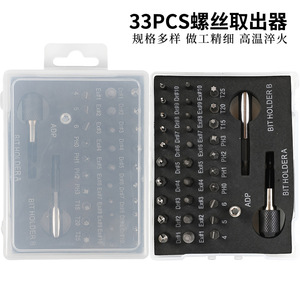 Juego de 33 extractores de tornillos de plástico S2 para tornillos dañados con brocas, para venta transfronteriza - Product Image 4