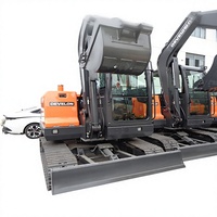 DOOSAN DX60 Mini Hydraulik-Raupenbagger DX60-9C Baggerlader Gebrauchter Kleiner Traktor mit Lader und Bagger zum Verkauf