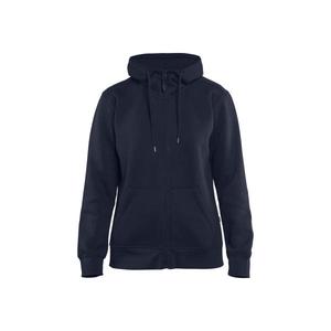 BLAKLADER - 339510488800XS Sweat à capuche femme avec fermeture éclair complète Bleu marine-EAN 7330509542804 WORK HOODIES - Product Image 1