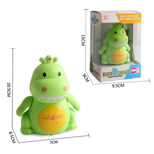 Penna Magica Dinosauro Induttivo che Segue la Linea Nera, Animale su Binario a Induzione con Ricarica, Luci e Musica, Giocattolo Elettronico per Bambini - Product Image 5