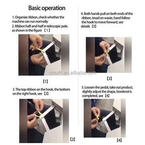 Hướng dẫn sử dụng satin Ribbon Bow quan hệ làm cho máy Satin Bow Knot bướm quan hệ Bow knotting máy - Product Image 4