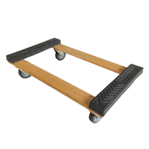 Carretilla de Plataforma de 4 Ruedas Chicago Hard Wood, 32x18 Pulgadas, Capacidad de Carga de 1000 Libras, Carro para Muebles Personalizable OEM - Product Image 6