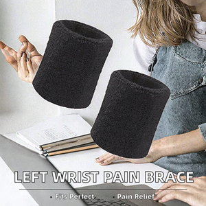 Attelle de poignet gauche pour le syndrome du canal carpien et le soulagement de la douleur - Support réglable antidérapant en coton pour l'arthrite, la tendinite et les entorses - Product Image 2