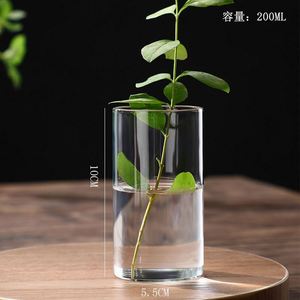Handmade Modern Crystal Glass Cylinder <b>Vase</b> Elegant <b>Decorative</b> Centerpiece for Home or Wedding Crystal Floor <b>Vase</b> - Product Image 4