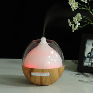 Mini humidificateur YX 313 80ml USB, diffuseur d'huiles essentielles à effet bois, diffuseur d'arômes pour la maison avec lumière - Product Image 5