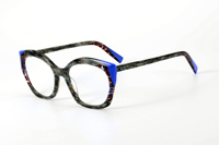 Monture de lunettes unisexe vintage multicolore en acétate de haute qualité, style Wayfarer, anti-lumière bleue, lunettes optiques en acétate