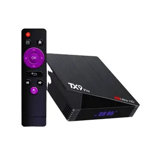 Gaxever Moins cher Tv Box Android 13 ATV Allwinner H313 avec télécommande vocale BT 8G 128G tx10 pro vs tx9 pro