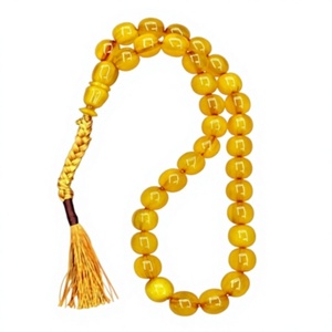 Tasbih et chapelet islamiques en résine faits à la main, écologiques, accessoires religieux - Product Image 2