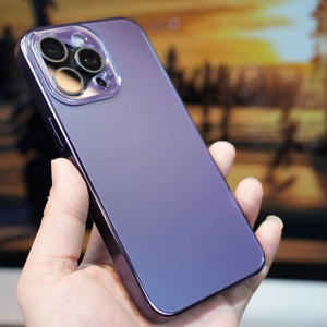 Khái niệm Ag Glass trường hợp với máy ảnh bảo vệ Frosted trường hợp chống xước điện thoại sang trọng bìa cho Iphone 15 Pro Max - Product Image 4